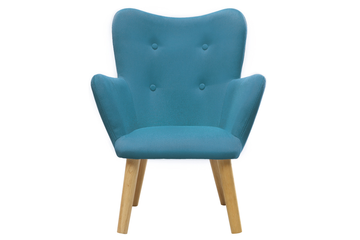 Design-Kindersessel Petrolblau BABY BRISTOL