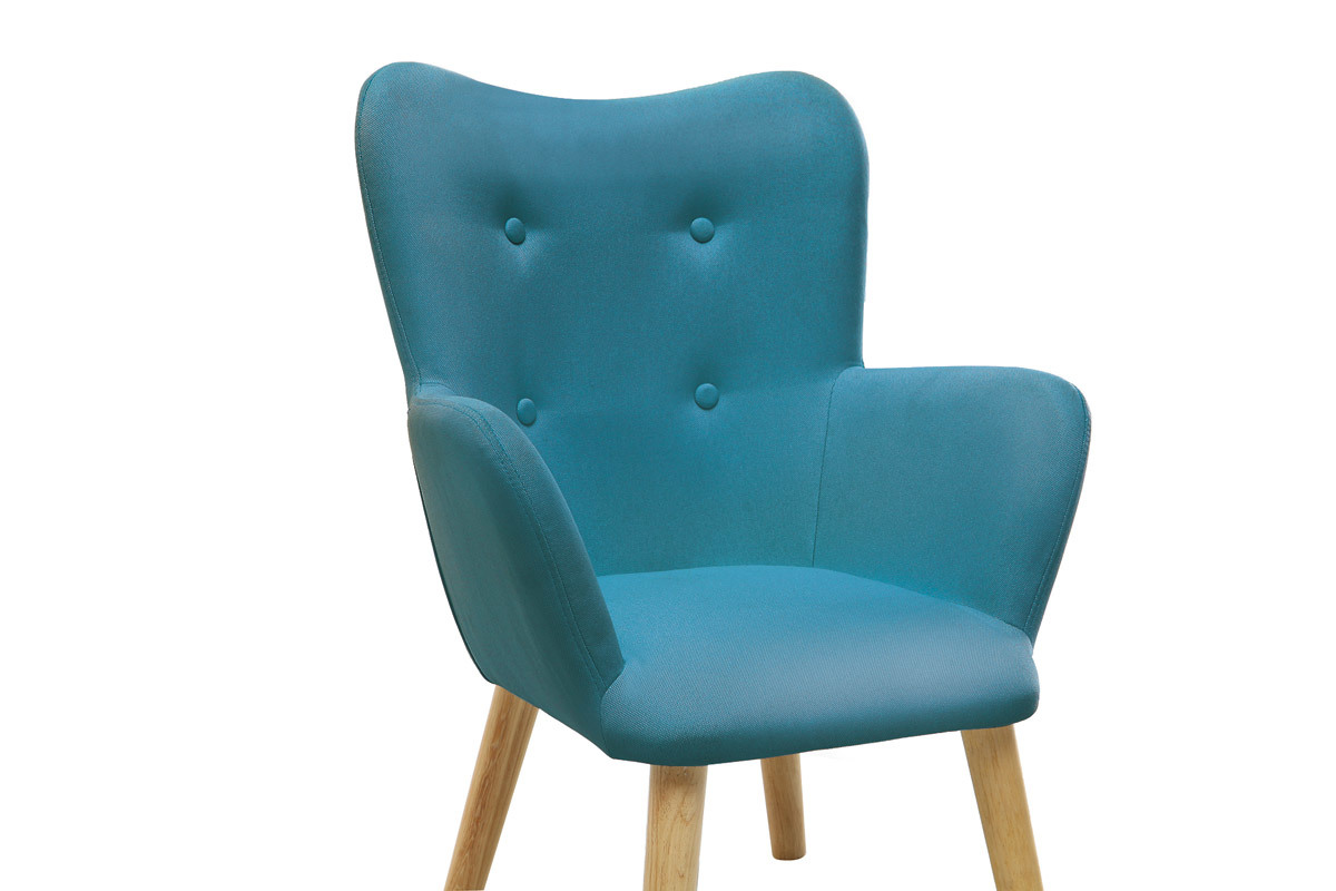 Design-Kindersessel Petrolblau BABY BRISTOL