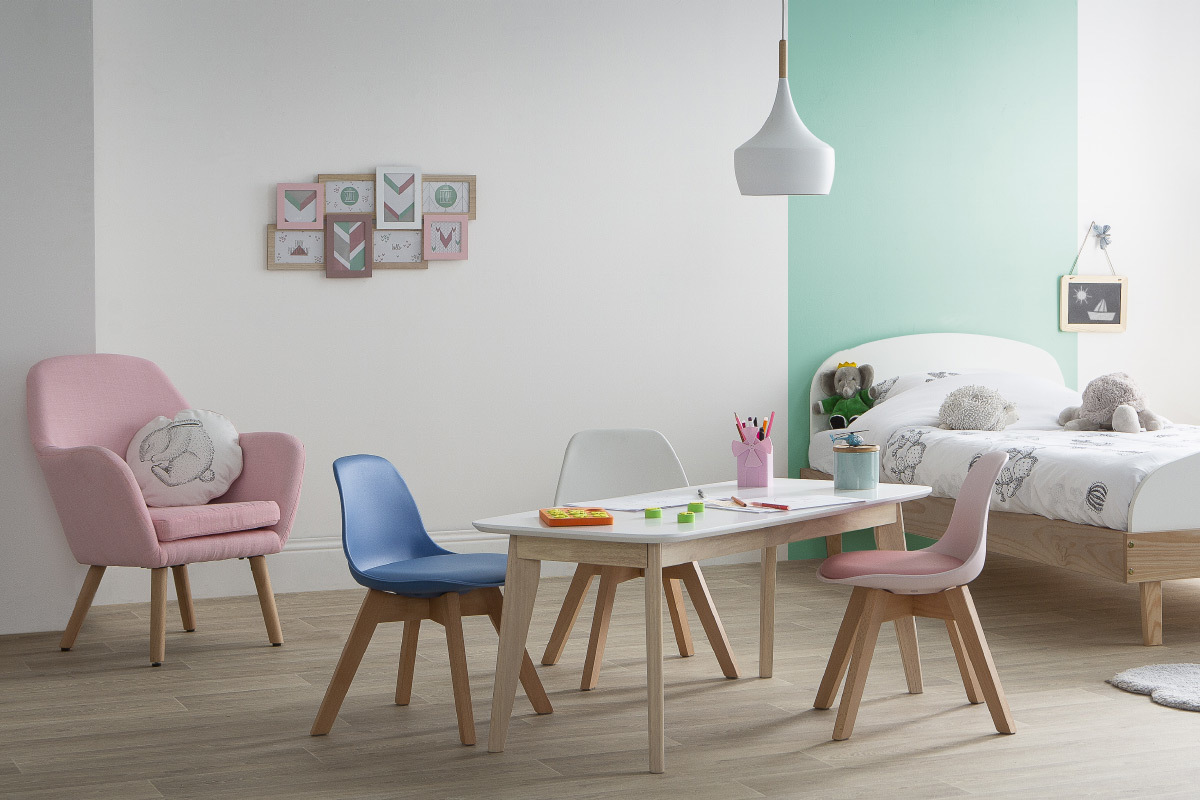 Design-Kindersessel Rosa BABY MIRA