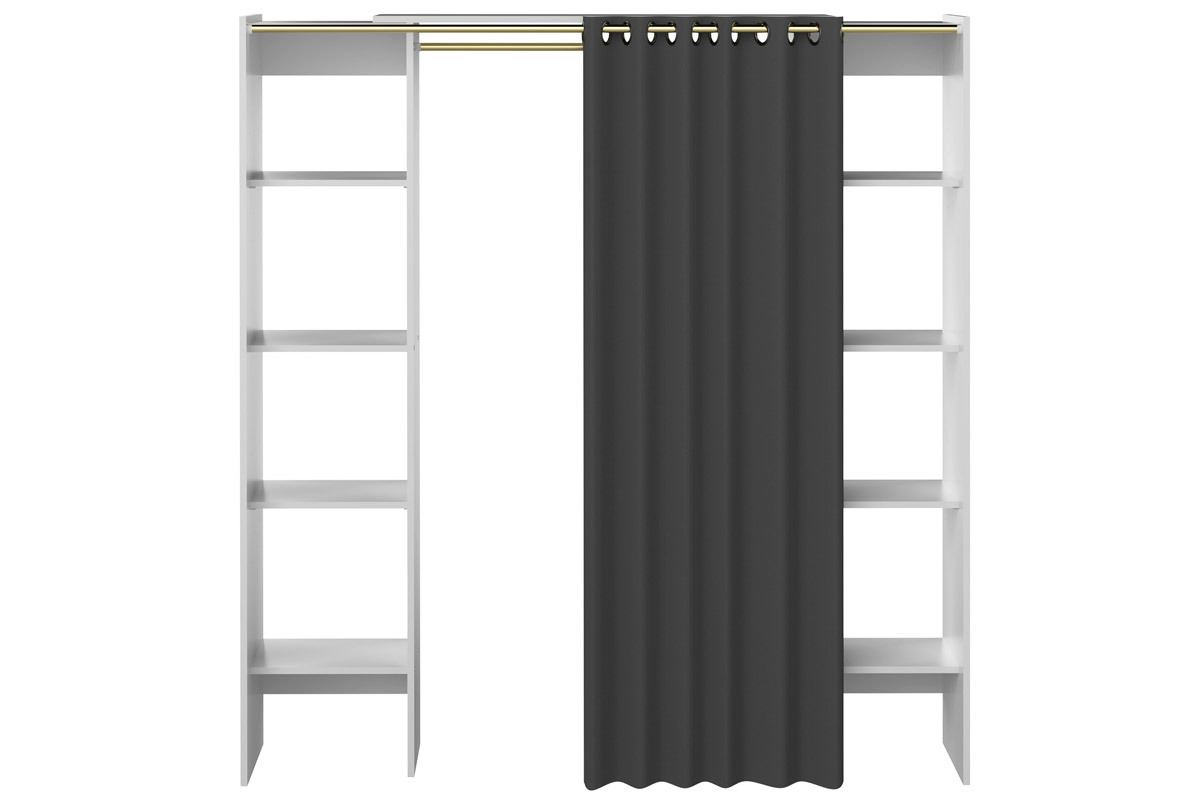 Design-Kleiderablage mit Regalen LOOM