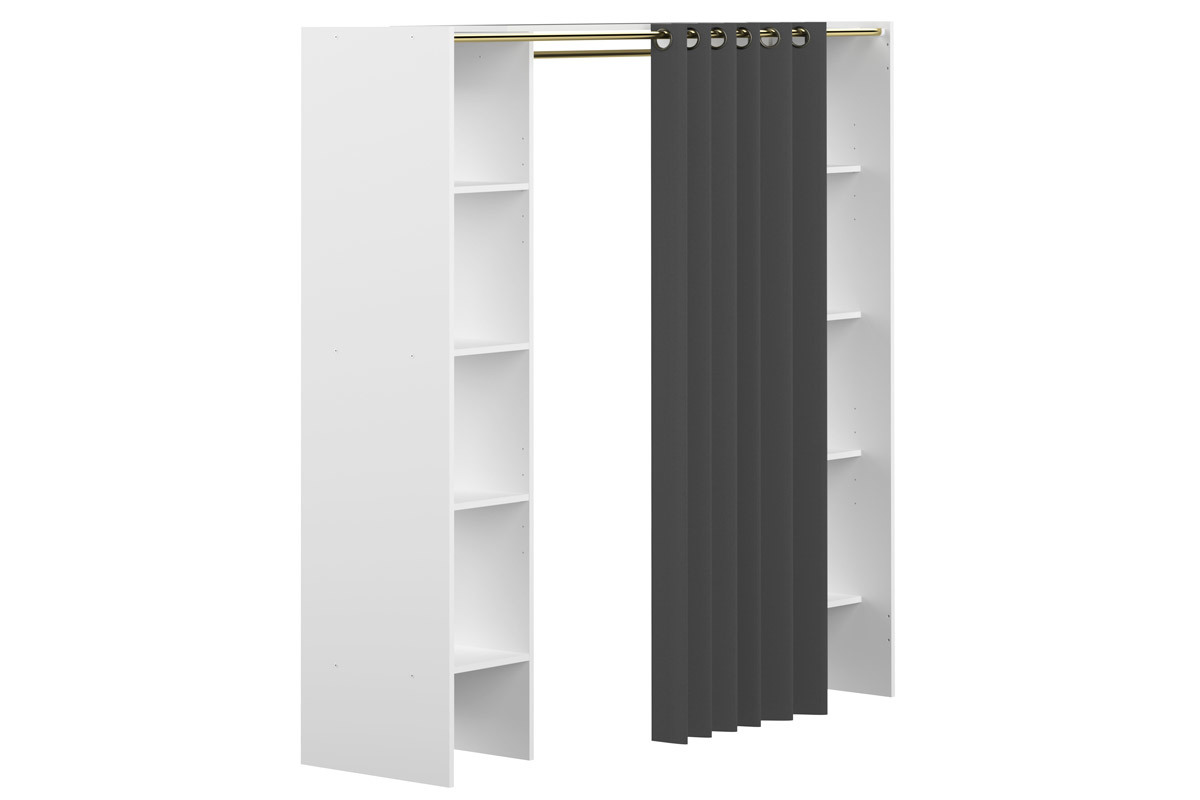 Design-Kleiderablage mit Regalen LOOM