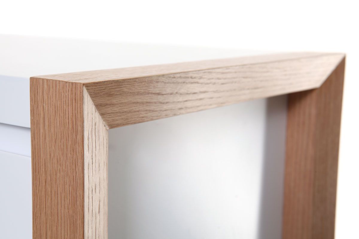 Design-Kommode 4 Schubladen Wei Matt ARMEL