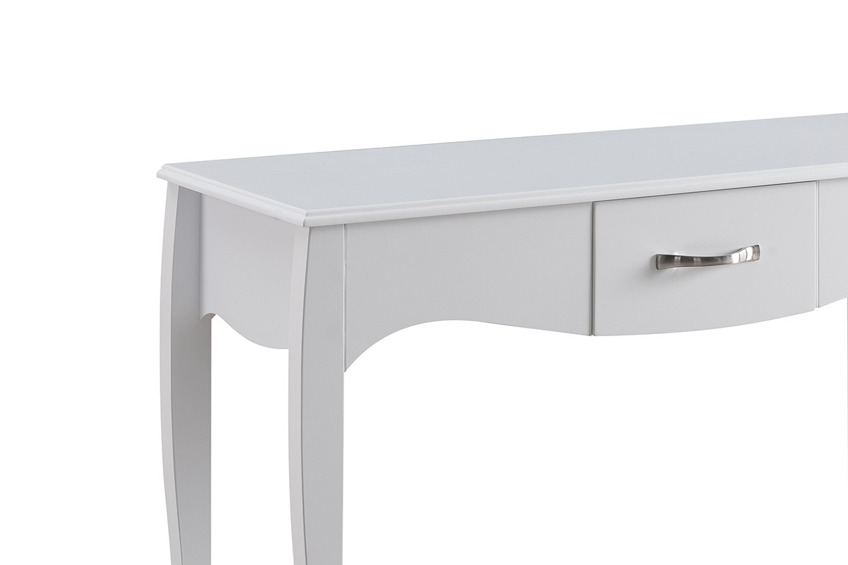 Design-Konsole Barockstil lackiert Wei MARGOT