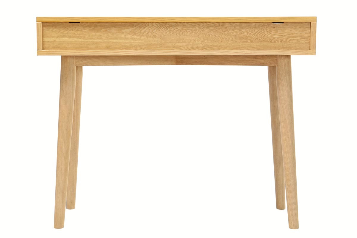Design-Konsole skandinavisch Wei und Eiche HELIA