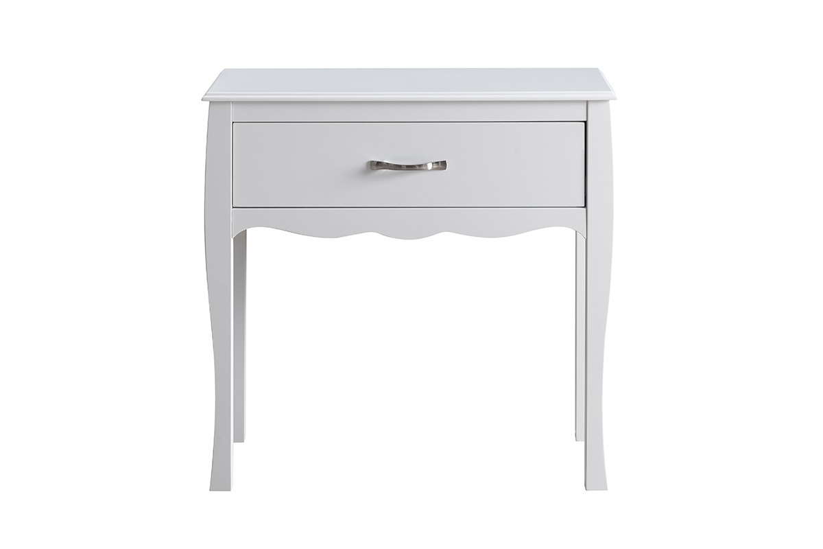 Design-Konsole Wei lackiert 1 Schublade MARGOT
