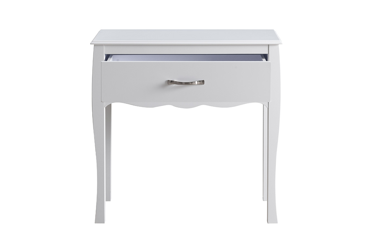 Design-Konsole Wei lackiert 1 Schublade MARGOT