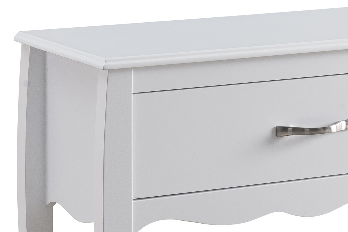 Design-Konsole Wei lackiert 1 Schublade MARGOT
