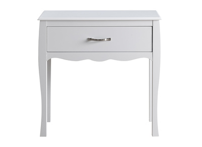 Design-Konsole Wei&szlig; lackiert 1 Schublade MARGOT