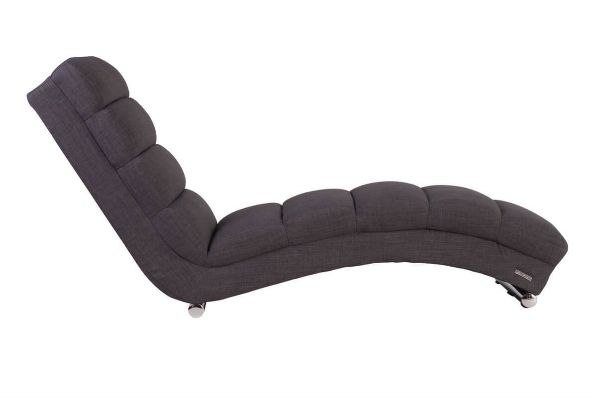 Design-Liegestuhl / Sessel Grau TAYLOR