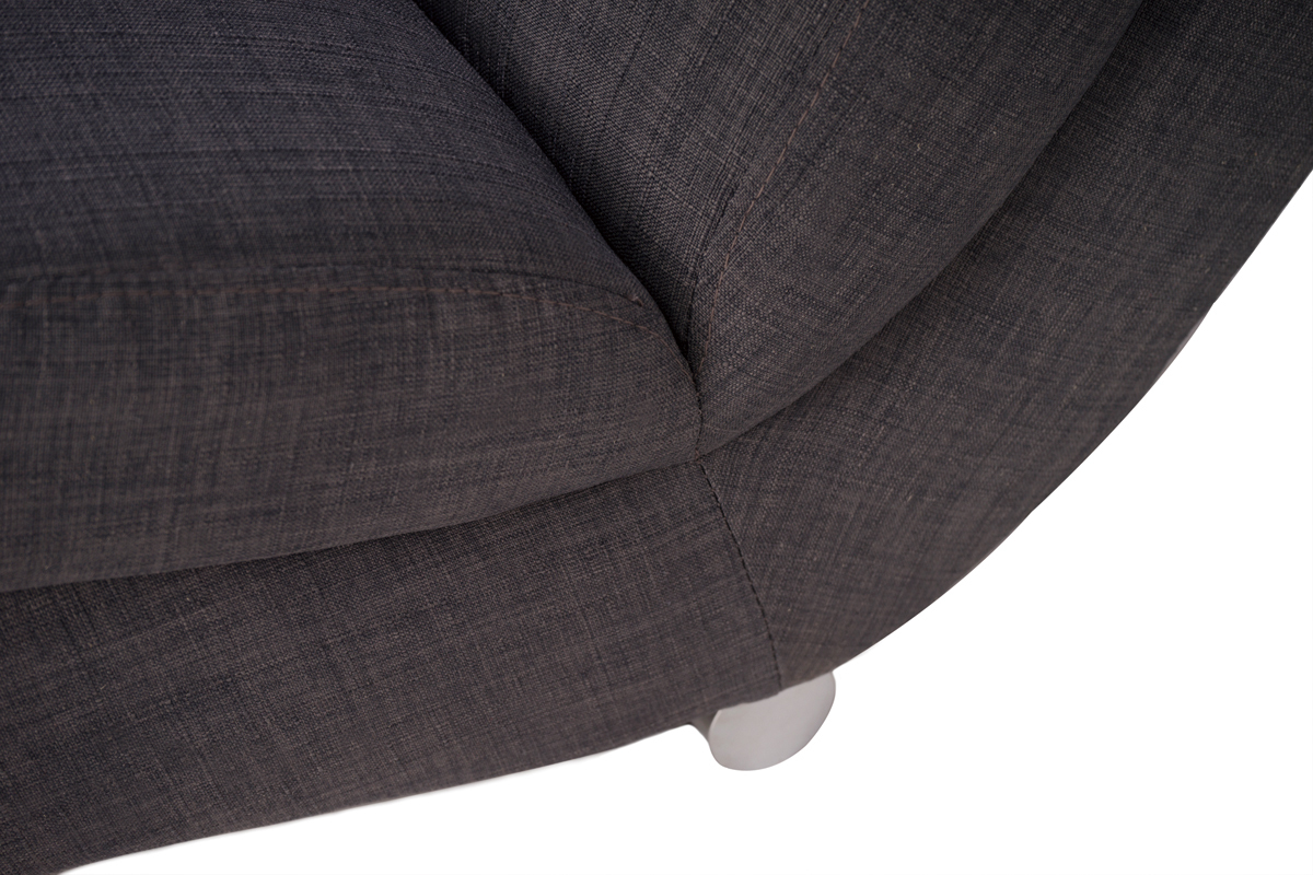 Design-Liegestuhl / Sessel Grau TAYLOR