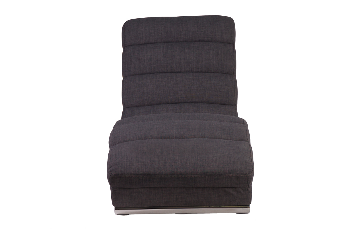 Design-Liegestuhl / Sessel Grau TAYLOR