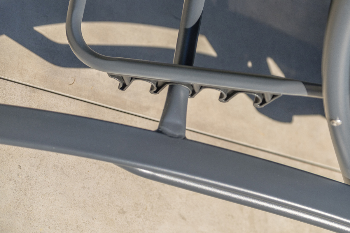 Design-Liegestuhl SIERRA grau