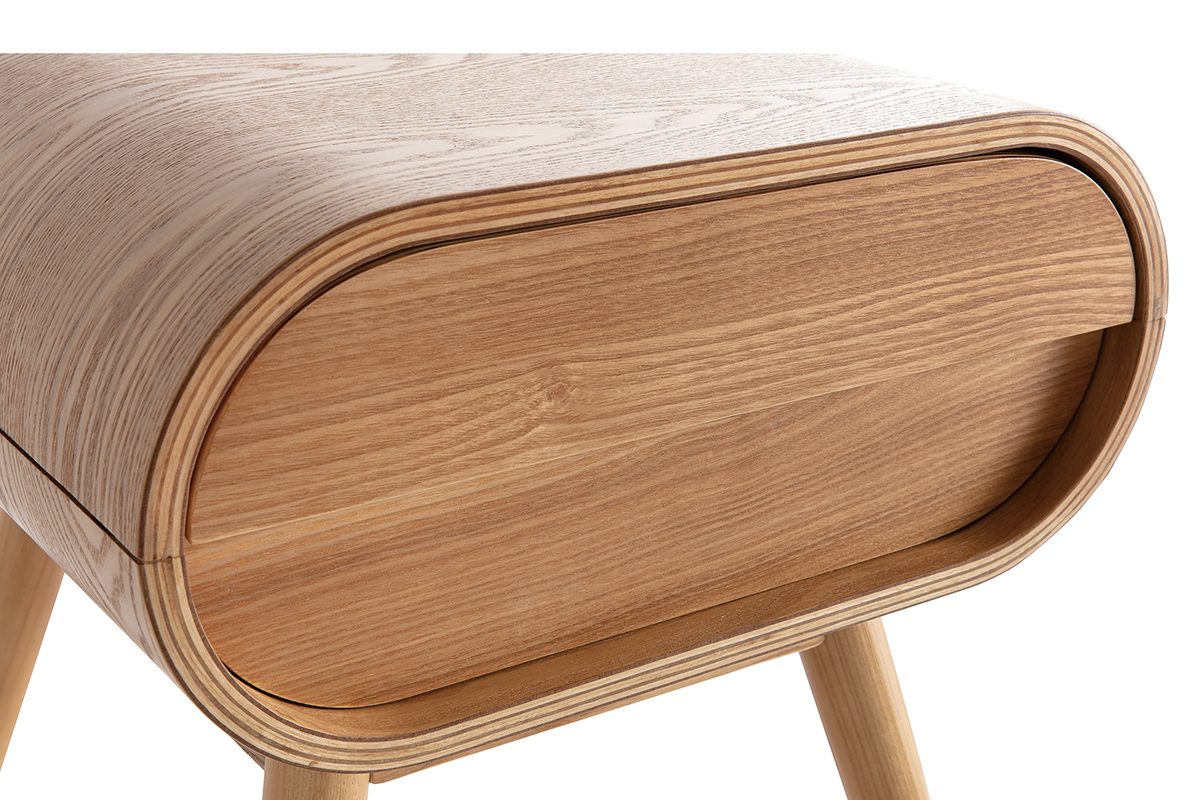 Design-Nachttisch Eschenholz 1 Schublade BJORG