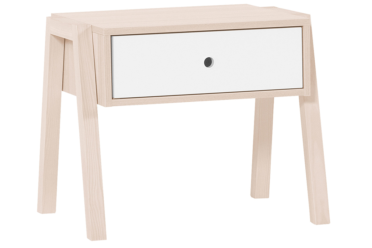 Design-Nachttisch Holz und Wei EASY
