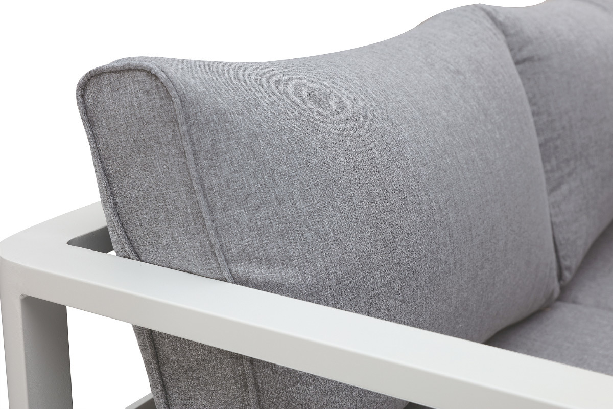 Design Outdoor-Wohnzimmer Dunkelgrau mit Couchtisch TONIGHT