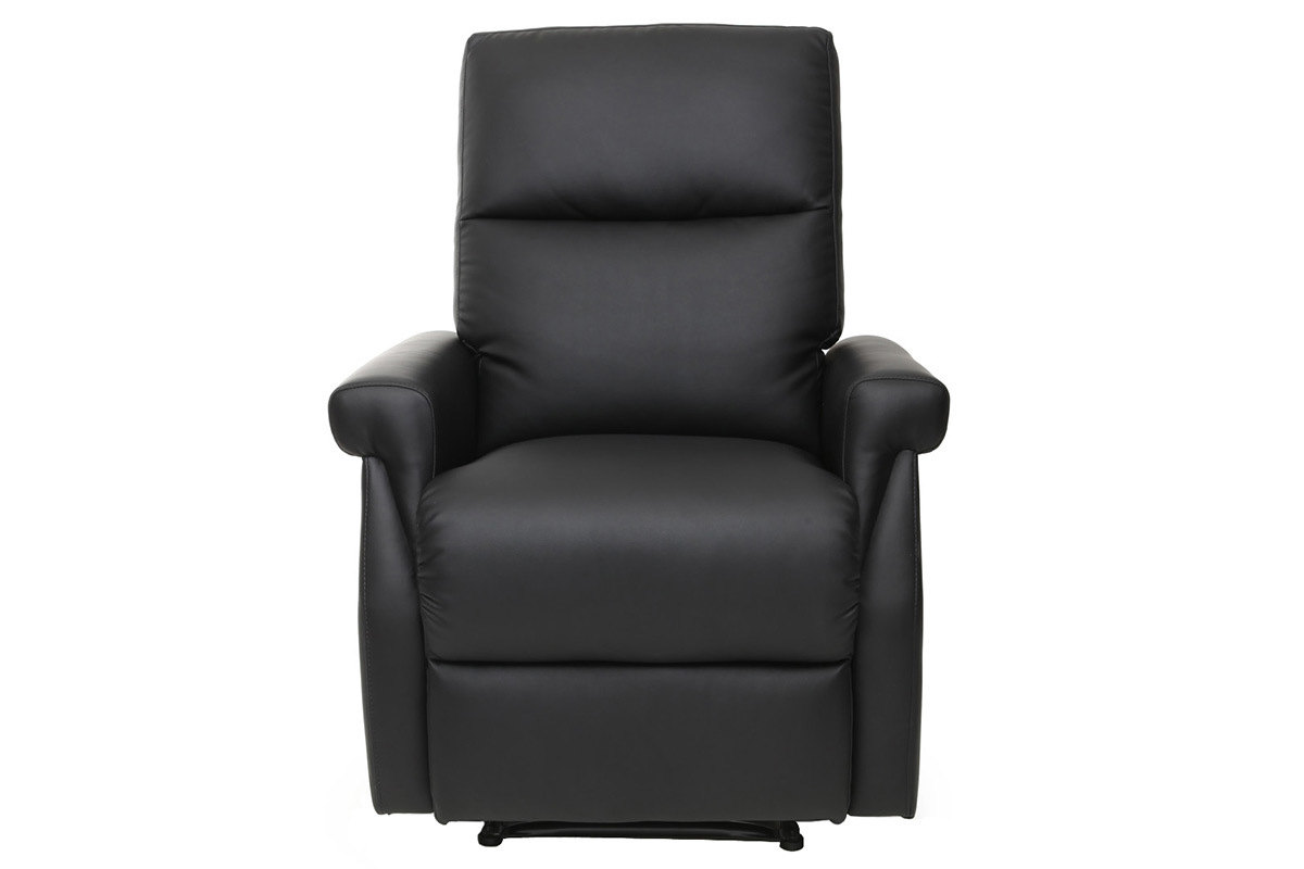 Design-Relax-Sessel manuell verstellbar Schwarz COTY