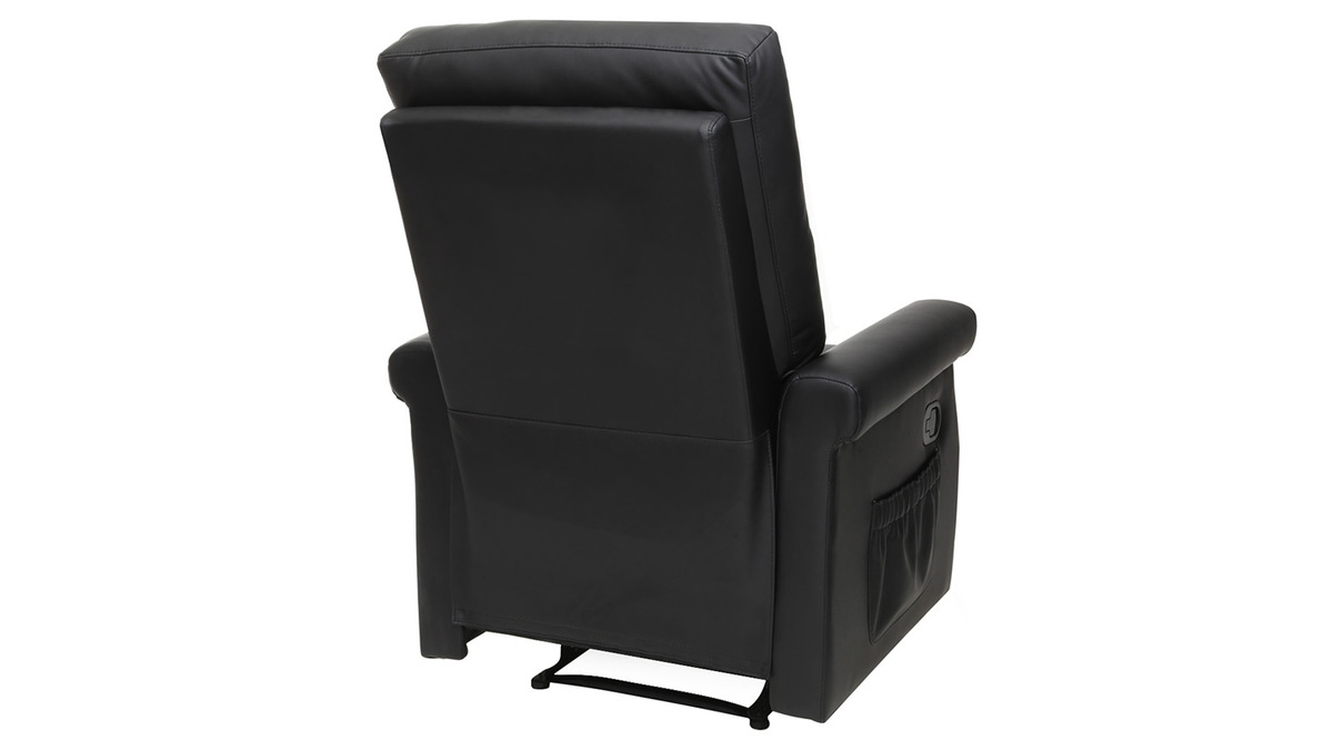 Design-Relax-Sessel manuell verstellbar Schwarz COTY