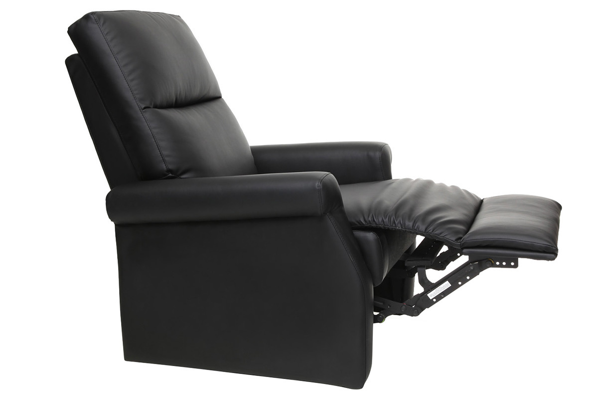 Design-Relax-Sessel manuell verstellbar Schwarz COTY
