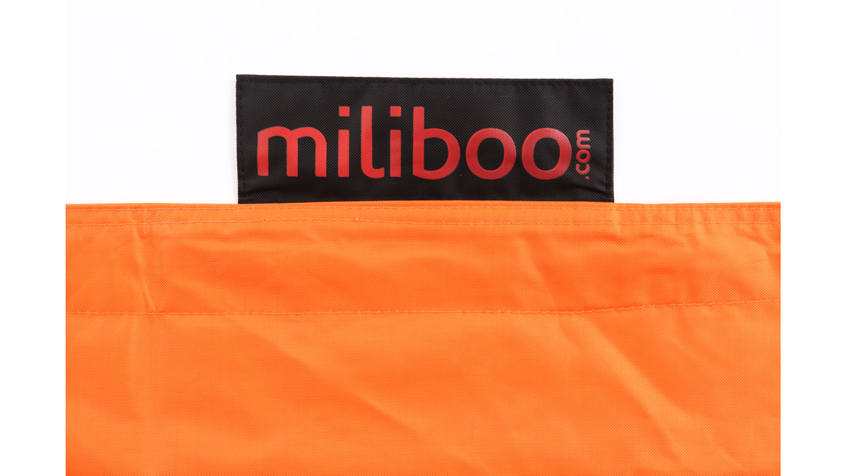 Design-Riesensitzsack Polyester BIG MILIBAG Orange