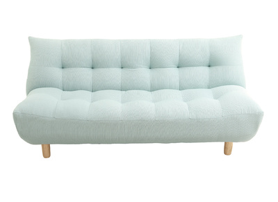 Design-Schlafsofa skandinavisch Grün und Eiche YUMI