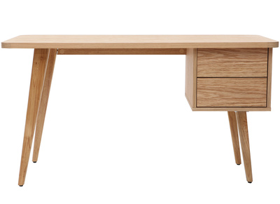 Design-Schreibtisch Eiche L140 FIFTIES