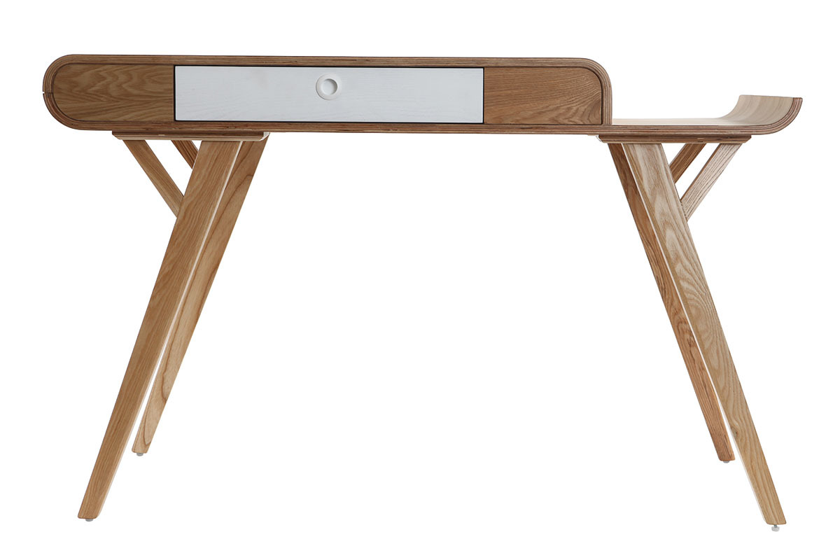 Design-Schreibtisch Esche L120 cm YOTO