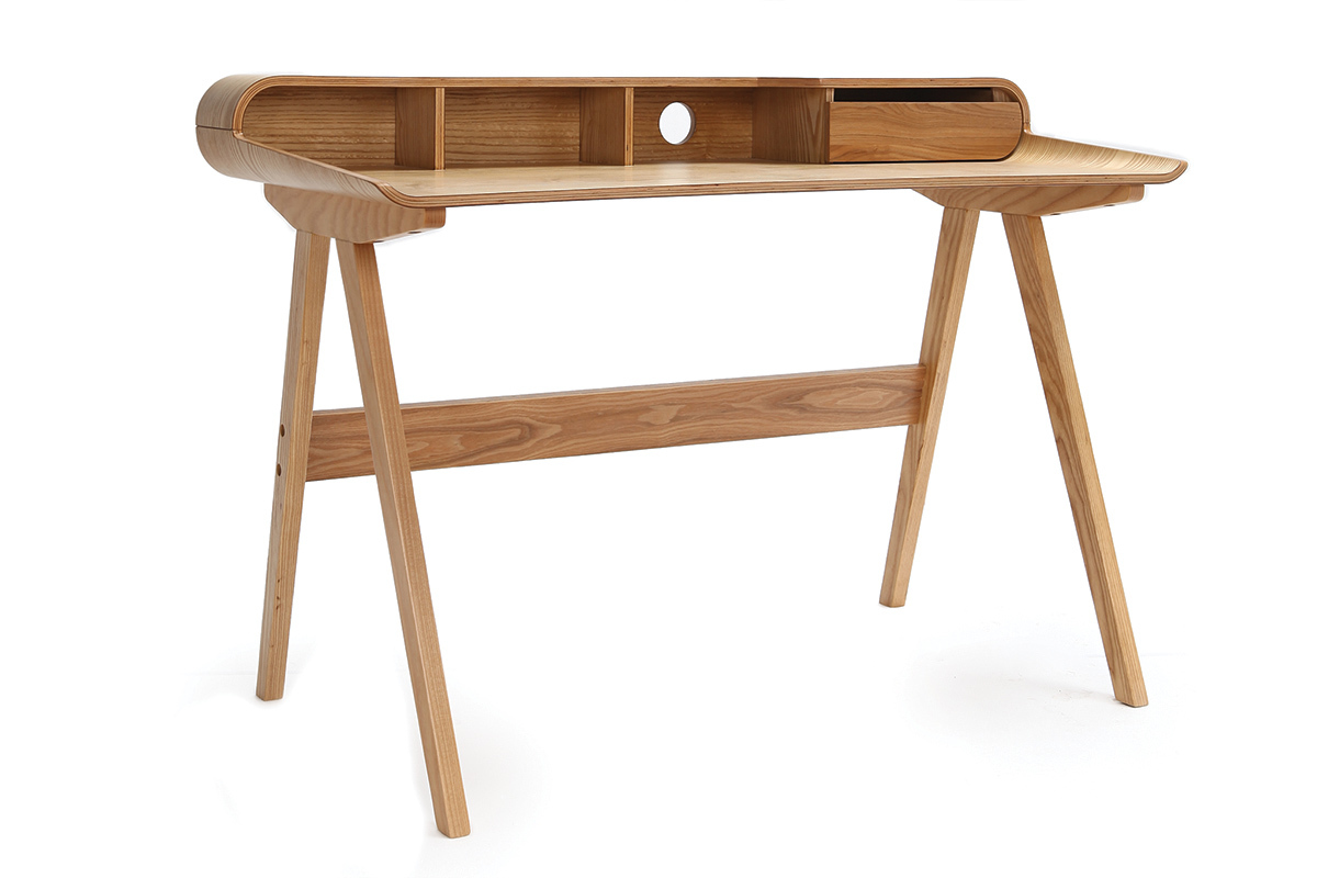 Design-Schreibtisch Esche - SOLVEIG