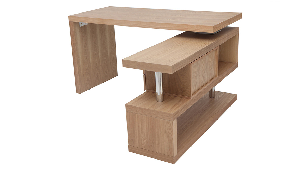 Design-Schreibtisch MAX Holz abnehmbar