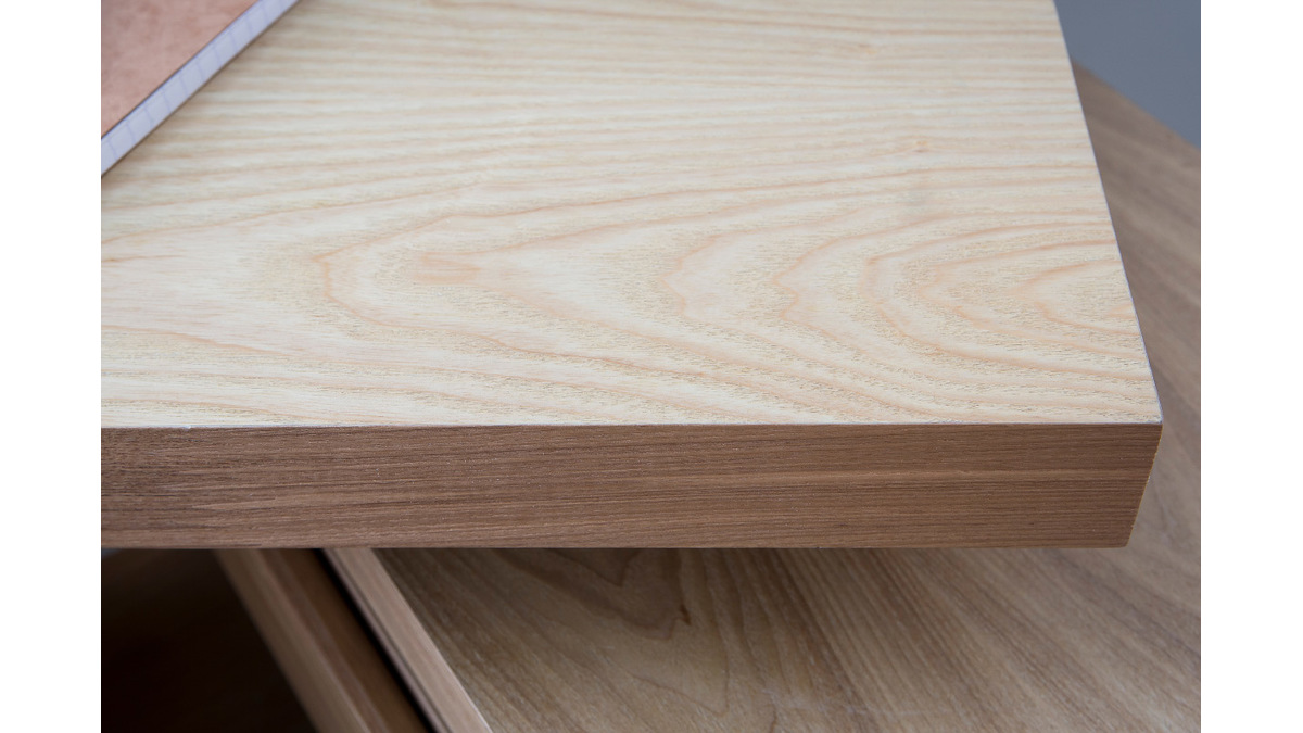 Design-Schreibtisch MAX Holz abnehmbar