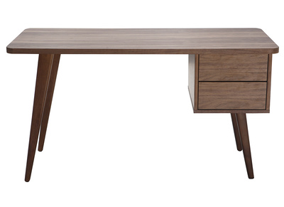 Design-Schreibtisch Nussbaum L140 FIFTIES