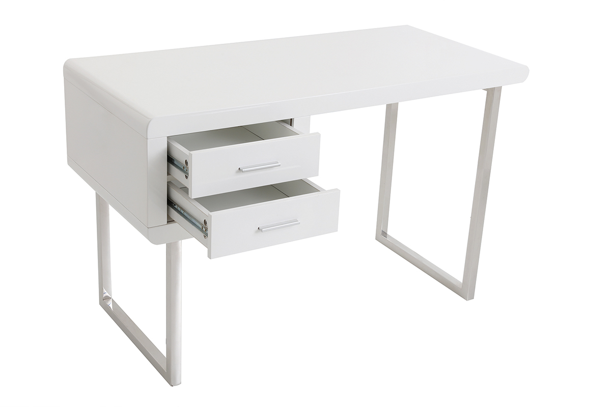 Design-Schreibtisch ROXI Wei�