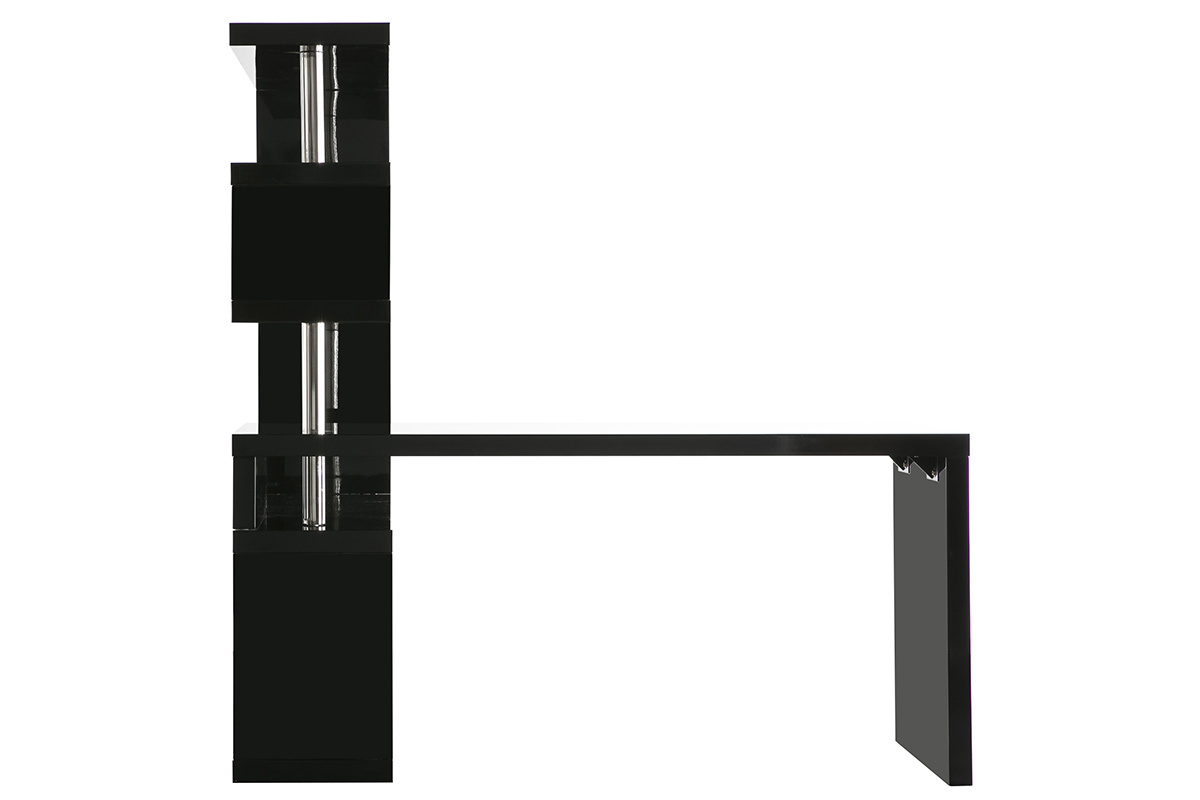 Design-Schreibtisch T-MAX abnehmbar Schwarz