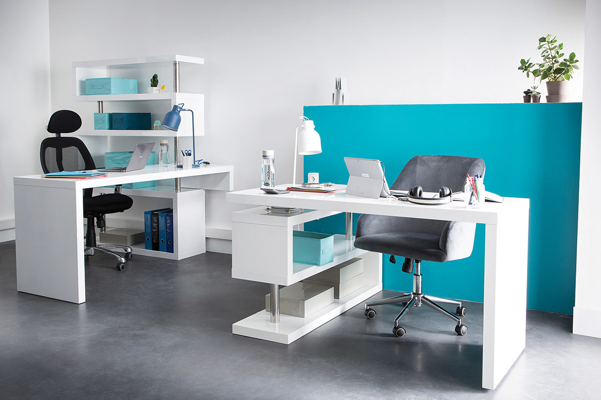 Design-Schreibtisch T-MAX abnehmbar Wei