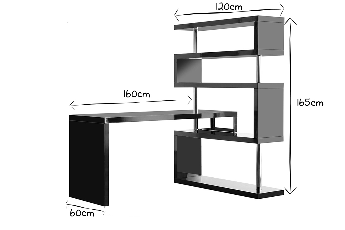 Design-Schreibtisch T-MAX abnehmbar Wei