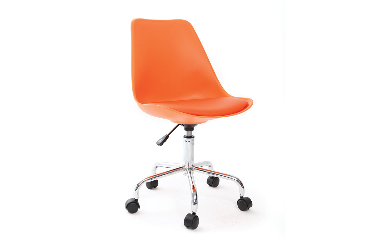 Design-Schreibtischstuhl Orange NEW STEEVY V2