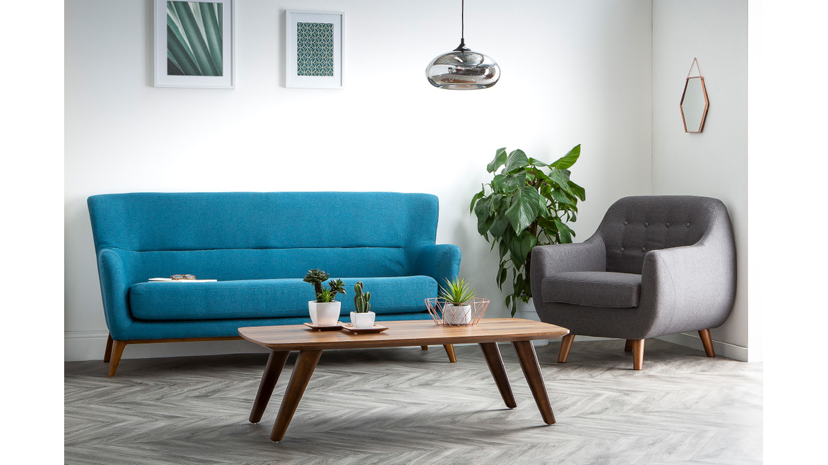 Design-Sessel Blau YNOK