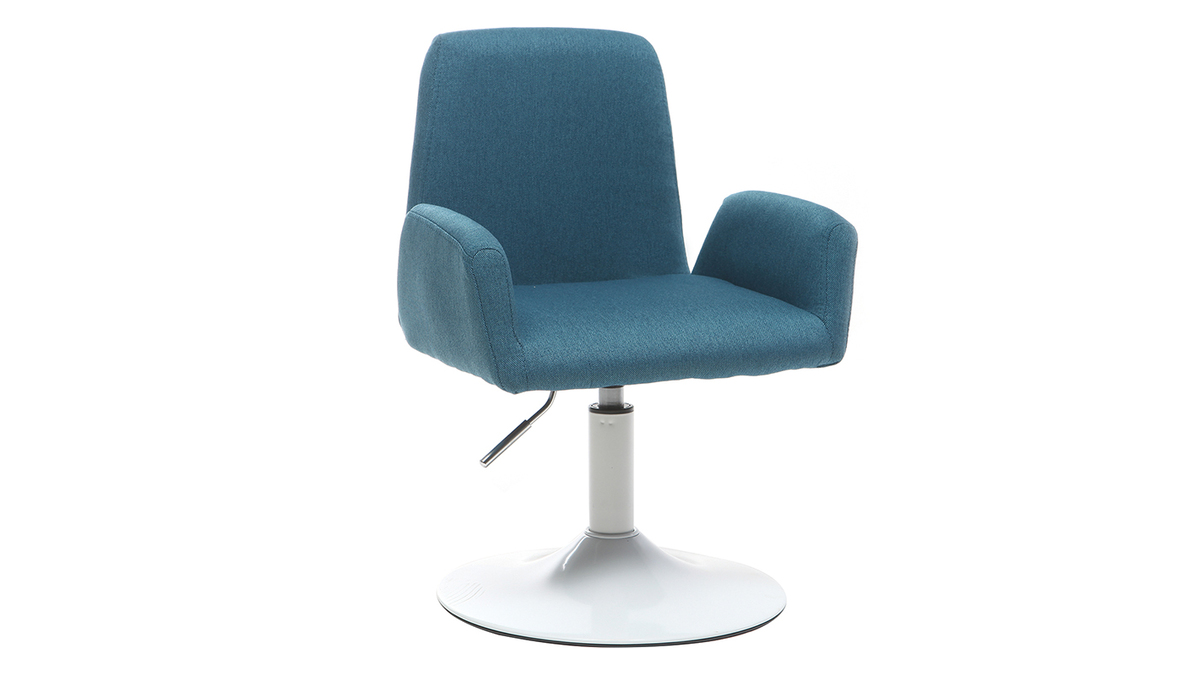 Design-Sessel drehbar Blaugrn SOLLY