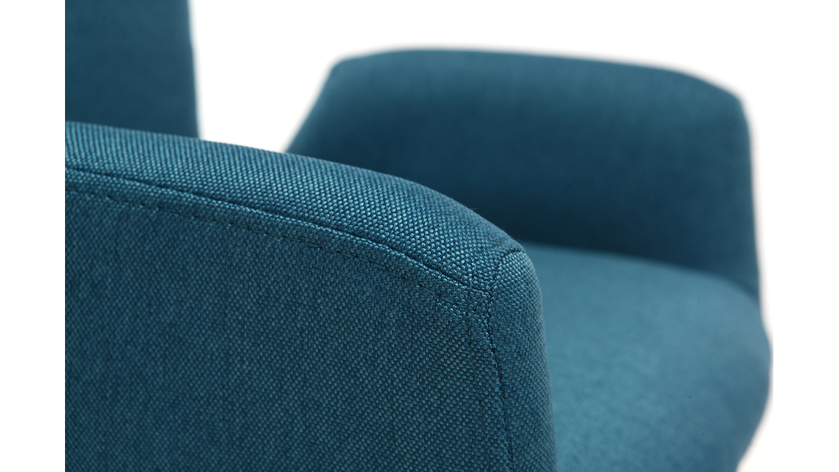 Design-Sessel drehbar Blaugrn SOLLY