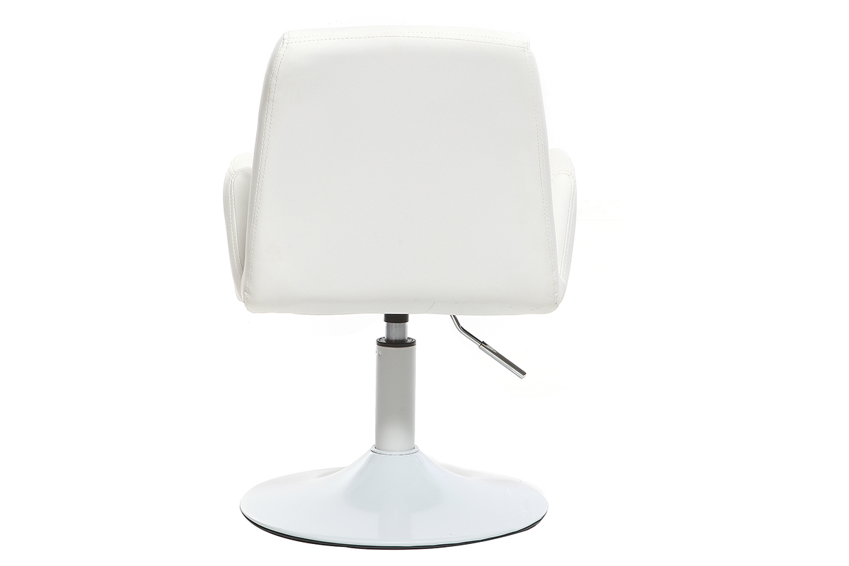 Design-Sessel drehbar PU Wei SOLLY