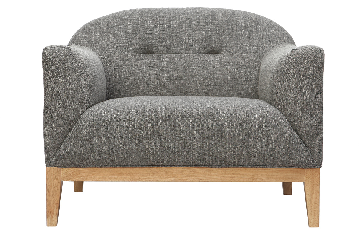 Design-Sessel Grau MARY