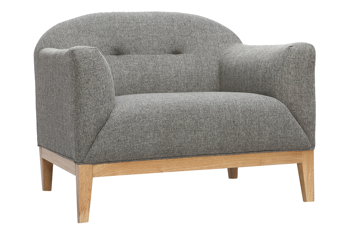 Design-Sessel Grau MARY