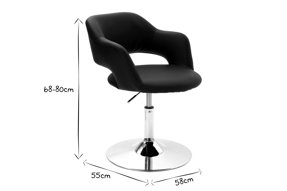 Design-Sessel JESSY Schwarz
