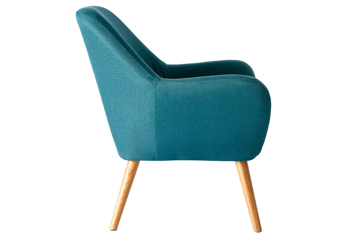 Design-Sessel Petrol-Blau MIRA