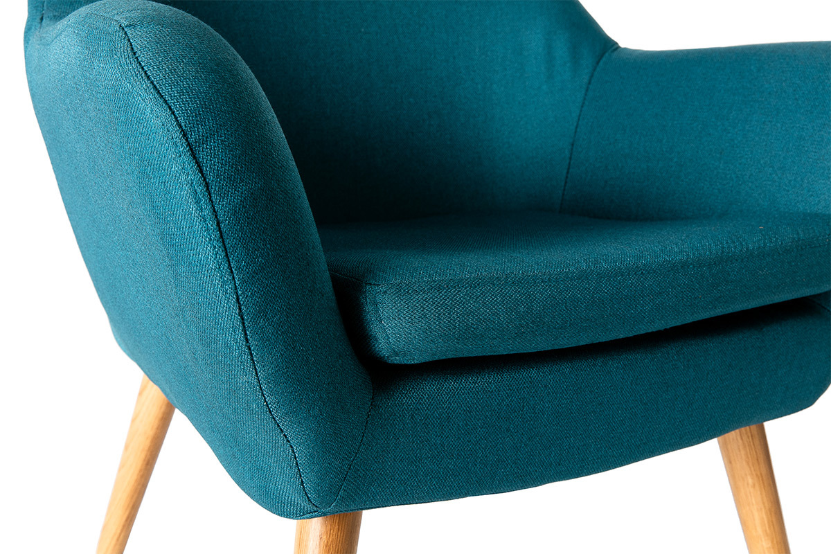 Design-Sessel Petrol-Blau MIRA