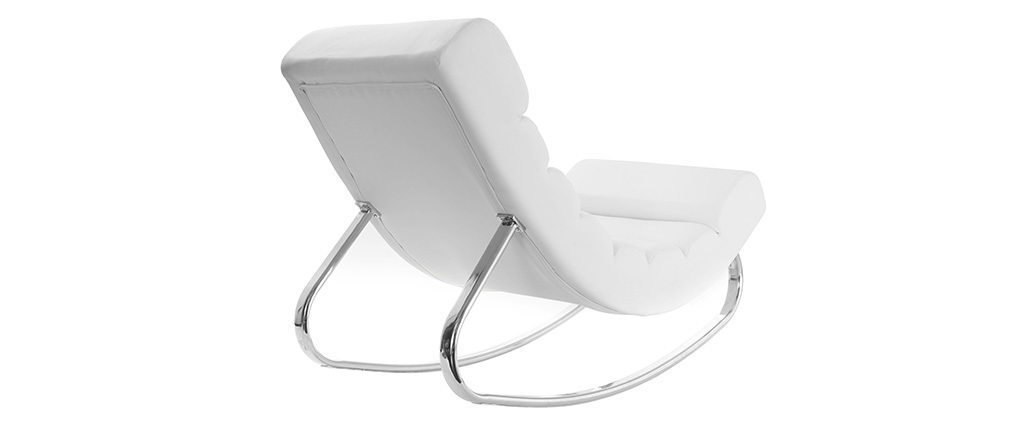 Design-Sessel Schaukelstuhl TAYLOR Weiß