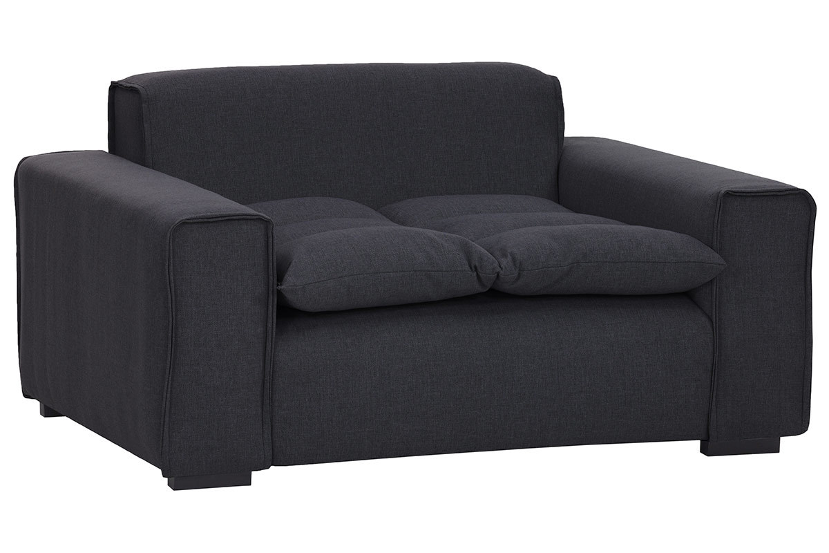 Design-Sessel Stoff Dunkelgrau MELLOW