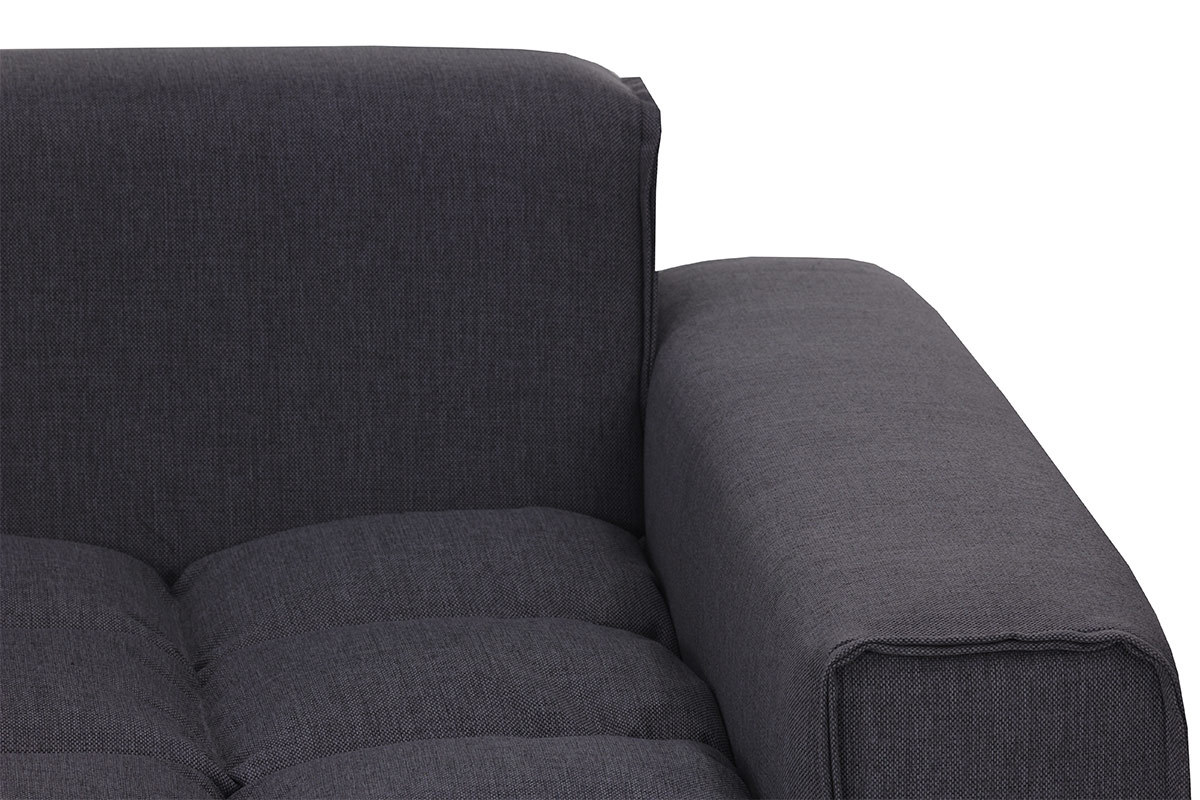 Design-Sessel Stoff Dunkelgrau MELLOW