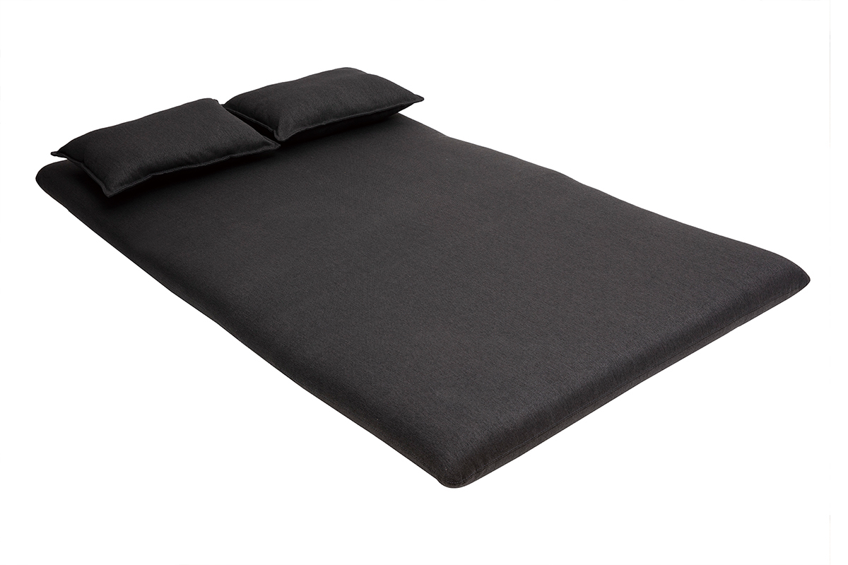 Design-Sessel Verstellbar 2 Pltze Grau Anthrazit SLEEPER