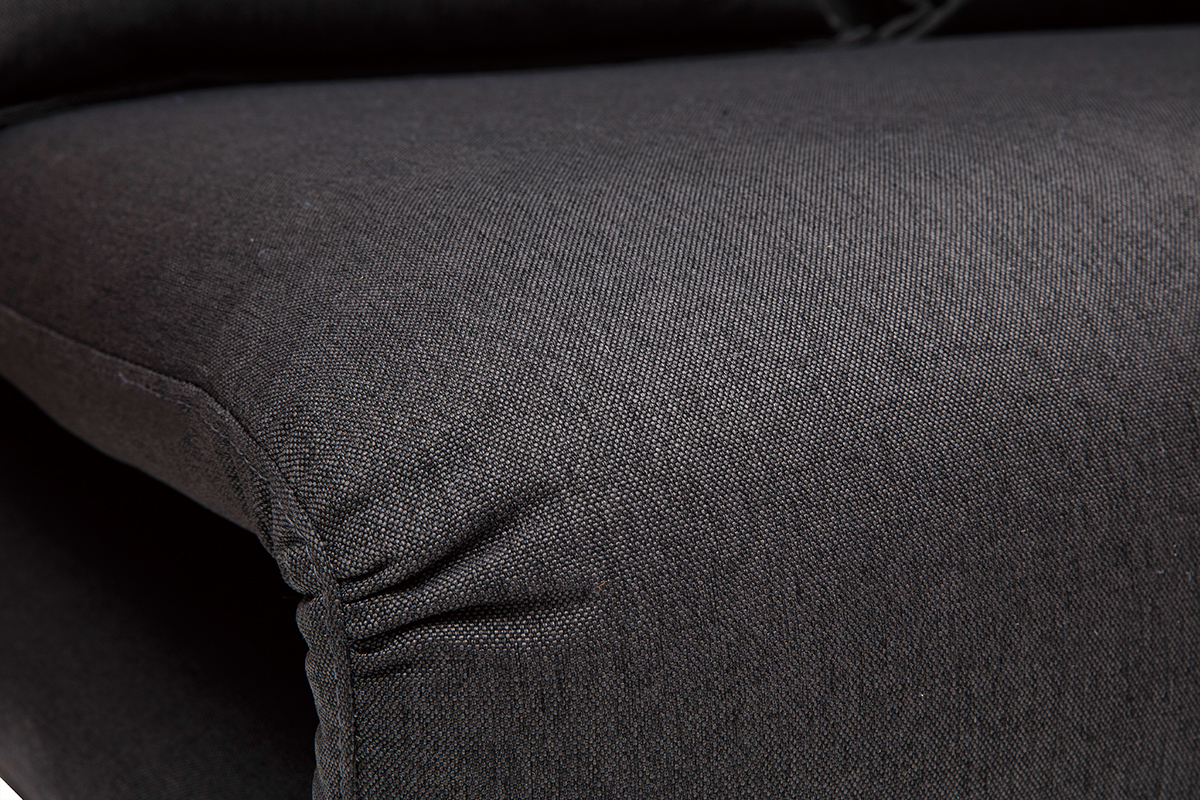 Design-Sessel Verstellbar 2 Pltze Grau Anthrazit SLEEPER