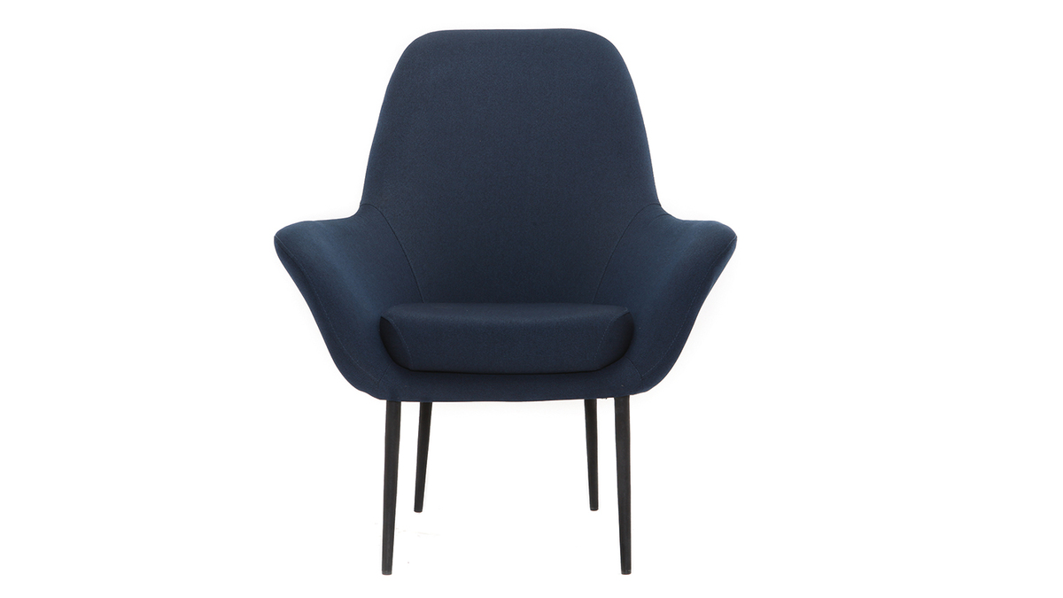 Design-Sessel zeitgenssisch Blau OSWALD